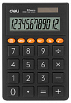 1901472 Калькулятор карманный Deli EM130D-GREY темно-серый 12-разр.