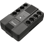 11024735 ИБП POWERMAN Brick 650 PLUS, линейно-интерактивный, 650ВА, 360Вт, 4 евророзетки с резервным питанием, 4 евророзетки с фильтрацией, USB, защита RJ45/RJ