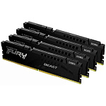 11061681 Память оперативная/ Kingston 128GB 5600MT/s DDR5 CL40 DIMM (Kit of 4) FURY Beast Black XMP