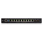 11046507 UBIQUITI ER-12P Маршрутизатор 4 ядра (1 ГГц), 10х 1G RJ45, 2х SFP, раздача PoE 52 Вт