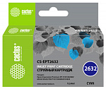845545 Картридж струйный Cactus CS-EPT2632 26XL голубой (12.4мл) для Epson Expression Home XP-600/605/700/800