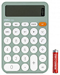 1801397 Калькулятор настольный Deli EM124GREEN зеленый 12-разр.