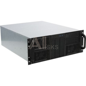 1888986 Procase Корпус 4U server case,5x5.25+9HDD,черный,без блока питания,глубина 550мм,MB CEB 12"x10,5", панель вентиляторов 3*120x25 PWM [RE411-D5H9-FC-55]