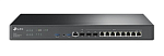 TP-Link ER8411, SafeStream™ гигабитный мульти-WAN VPN-роутер, 2 порта SFP+ 10 Гбит/с (1 порт WAN, 1 порт WAN/LAN), 1 гигабитный SFP-порт WAN/LAN, 8 ги