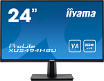 23,8" Iiyama ProLite XU2494HSU-B1 1920x1080@75Гц VA LED 16:9 3ms VGA HDMI DP 2*USB2.0 80M:1 3000:1 178/178 250cd Tilt Speakers Black