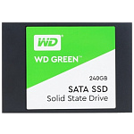 1900728 SSD WD GREEN 240Gb SATA3 2,5”/7мм WDS240G3G0A (аналог WDS240G2G0A), 1 year