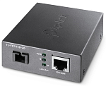 TL-FC111B-20 TP-Link WDM медиаконвертер 10/100 Мбит/с, одномодовый оптоволоконный кабель 9/125 мкм, 1 оптоволоконный SC-порт, 1 порт FE RJ-45, 1310/1550 нм, до 20