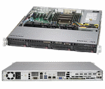SYS-5018R-M Сервер SUPERMICRO SuperServer 1U 5018R-M no CPU(1) E5-2600/1600v3/v4 no memory(8)/ on board C612 RAID 0/1/10/ no HDD(4)LFF/ 2xGE/ 1xFH/ 1x350W Gold/ Backplan