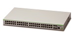 AT-FS980M/52-50 Allied Telesis 48 x 10/100T ports and 4 x 100/1000X SFP (2 for Stacking), Fixed AC power supply, EU Power Cord