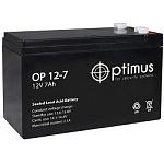 1389909 Optimus OP1207 Батарея 12V/7Ah (для охранно-пожарных систем)(клемма F1)