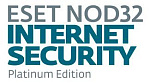 1158125 Программное Обеспечение Eset NOD32 NOD32 Internet Security Platinum Edition 3 устройства 2Y Box (NOD32-EIS-NS(BOX)-2-3)