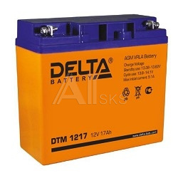 1371366 Delta DTM 1217 (17 А\ч, 12В) свинцово- кислотный аккумулятор