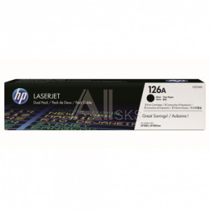 669001 Картридж лазерный HP 126A CE310AD черный двойная упак. (2400стр.) для HP LJ CP1025