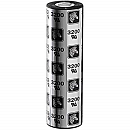 03200GS11007 Zebra Wax/Resin Ribbon, 110mmx74m (4.33inx242ft), 3200; High Performance, 12mm (0.5in) core, 12/box