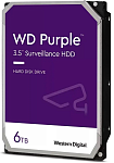 1000716980 Жесткий диск/ HDD WD SATA3 6TB Purple Surveillancer 5400 RPM 256Mb 1 year warranty (replacement WD63PURZ, WD62PURZ)