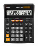 1423020 Калькулятор настольный Deli EM888 черный 12-разр.