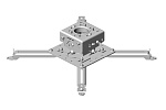 143094 [PR4XL-W] Универсальное потолочное крепление Wize Pro [PR4XL-W] для проектора с микрорегулировками, макс.расстояние между крепежными отверстиями 453мм