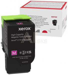 1690796 Картридж лазерный Xerox 006R04370 пурпурный (5500стр.) для Xerox С310