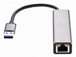 1000667374 Переходник/ Переходник USB 3.0 -->RJ-45 1000Mbps+3 USB3.0, Aluminum Shell, 0.2м VCOM <DH312A>