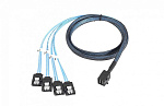 1000685656 Кабель LSI Кабель/ CBL-SFF8643-SATASB-10M, 1 metre cable, SFF8643 to X4 SATA