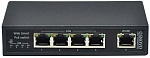 1000641199 Коммутатор Osnovo Управляемый Web Smart PoE на 5 портов, 4 *10/100 Base-T PoE, 1*10/100 Base-T Uplink