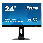 1443216 LCD IIYAMA 23.8" XUB2492HSU-B1 черный {IPS 1920х1080 5ms 16:9 250cd 178/178 1000:1 5М:1 16,7M Color D-Sub HDMI DisplayPort 2x2W}