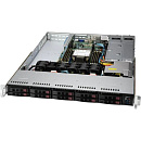 SYS-110P-WTR Server SUPERMICRO SuperServer 1U 110P-WTR no CPU(1)3rd Gen Xeon Scalable/TDP 270W/ no DIMM(8)/SATARAID HDD(10)SFF/2x10GbE/2xFHHL,1xLP,M2/750W