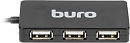 389734 Разветвитель USB 2.0 Buro BU-HUB4-U2.0-Slim 4порт. черный