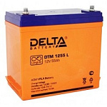 1467372 Delta DTM 1255 L (55 А\ч, 12В) свинцово- кислотный аккумулятор
