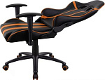 1030046 Кресло игровое Aerocool AC120 AIR-BO черный/оранжевый сиденье черный/оранжевый ПВХ/полиуретан с подголов. крестов.