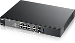 GS2210-8HP-EU0101F Коммутатор Zyxel Networks L2 PoE+ Zyxel GS2210-8HP, rack 19", 8xGE PoE+, 2xCombo (SFP/RJ-45), бюджет PoE 180 Вт