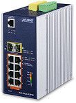 1000632370 Коммутатор Planet коммутатор/ IGS-6325-8UP2S IP30 DIN-rail Industrial L3 8-Port 10/100/1000T 802.3bt PoE + 2-port 1G/2.5G SFP Full Managed Switch (-40 to 75 C,