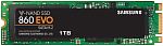 1000460400 Твердотельный накопитель Samsung SSD 1TB 860 EVO, 3D V-NAND MLC, MJX, M.2 SATA 6Gb/s, R550/W520, IOPs 97000