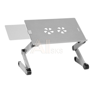 1836625 Стол для ноутбука Cactus CS-LS-T8 серебристый 27x42см