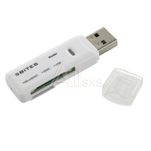 11030016 5bites Устройство ч/з карт памяти RE3-200WH USB3.0 / SD / TF / USB PLUG / WHITE