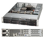 SYS-6028R-WTR Сервер SUPERMICRO SuperServer 2U 6028R-WTR no CPU(2) E5-2600v3/v4 no memory(16)/ on board C612 RAID 0/1/5/10/ no HDD(8)LFF/ 2xGE/ 4xFH, 2xLP/ 2x740W Platinum