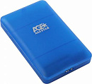 391080 Внешний корпус для HDD/SSD AgeStar 3UBCP3 SATA USB3.0 пластик синий 2.5"