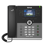 IP-телефон Hitek Гигабитный цветной , UC924E RU, до 12 SIP-аккаунтов, ЖКД 3.5" TFT 480*320 пикс., HD-звук, 12 прогр. клав., BLF/BLA, Bluetooth, WiFi, PoE, БП в комплект