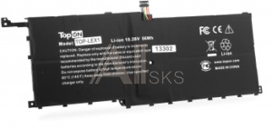 1986370 Батарея для ноутбука TopON TOP-LEX1 15.2V 3400mAh литиево-ионная (103336)