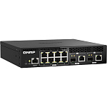 1000639028 Коммутатор QNAP Коммутатор/ QSW-M2108R-2C Managed switch with 8 x 2.5 Gb/s RJ-45 ports and 2 x 10 Gb/s SFP+ / RJ-45 ports up to 80 Gb/s rack-mountable