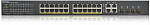 1000487358 Коммутатор ZYXEL Коммутатор/ GS1920-24HPv2 Hybrid Smart switch PoE+ Nebula Flex, 24xGE PoE+, 4xCombo (SFP/RJ-45), budget PoE 375W, Standalone / cloud