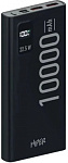 1809794 Мобильный аккумулятор Hiper CORE X Transparent 10000mAh QC/PD 3A черный