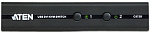 1000431472 2-портовый USB-DVI KVM-переключатель, 1 user(SPHD18(Male)), KVM-порты (SPHD18(Female)). В комплекте кабели KVM (2L-5201P)-2шт., кабели KVM (2L-5201P)