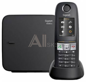 804854 Р/Телефон Dect Gigaset E630A RUS черный автооветчик АОН