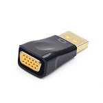 1486372 Cablexpert Переходник DisplayPort - VGA , 20M/15F, пакет (A-DPM-VGAF-01)