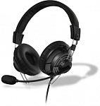 1132130 Наушники с микрофоном Hama Style черный/серый 2м мониторные оголовье (00139914)