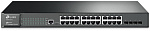1000537262 Коммутатор TP-Link Коммутатор/ JetStream™ 24-port Pure-Gigabit L2 Managed Switch, 24 10/100/1000Mbps RJ45 ports including 4 Gigabit SFP slots, 1U 19-inch rack-mountable