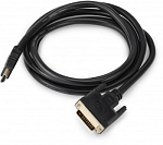 485562 Кабель аудио-видео Buro HDMI (m)/DVI-D (Dual Link) (m) 1.8м. позолоч.конт. черный (BHP RET HDMI_DVI18)