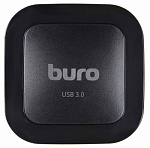 389748 Устройство чтения карт памяти USB3.0 Buro BU-CR/HUB3-U3.0-C004 черный