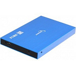 1759149 Корпус Gembird EE2-U3S-56 Внешний 2.5" синий металлик, USB 3.0, SATA, алюминий